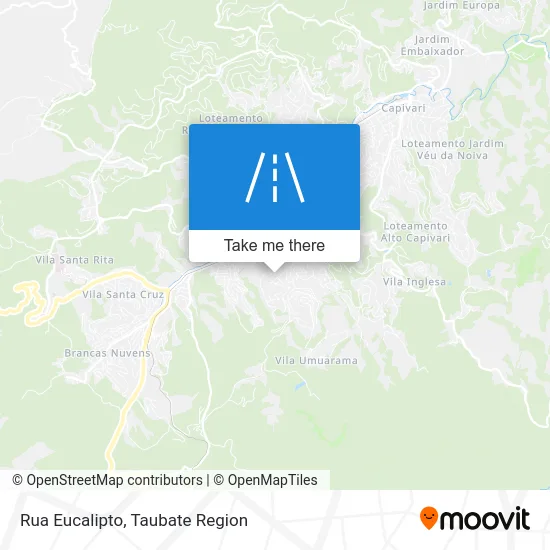 Rua Eucalipto map