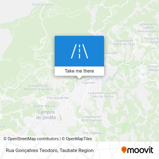 Rua Gonçalves Teodoro map