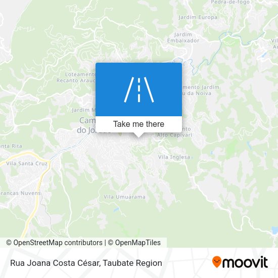 Rua Joana Costa César map