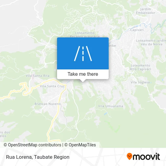 Rua Lorena map