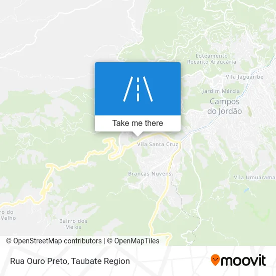 Rua Ouro Preto map