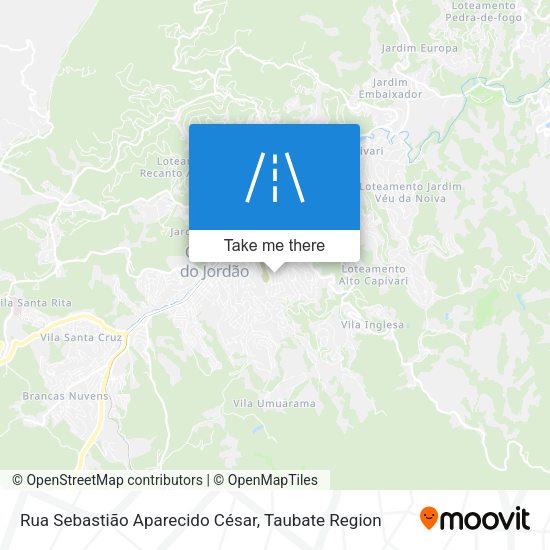Rua Sebastião Aparecido César map