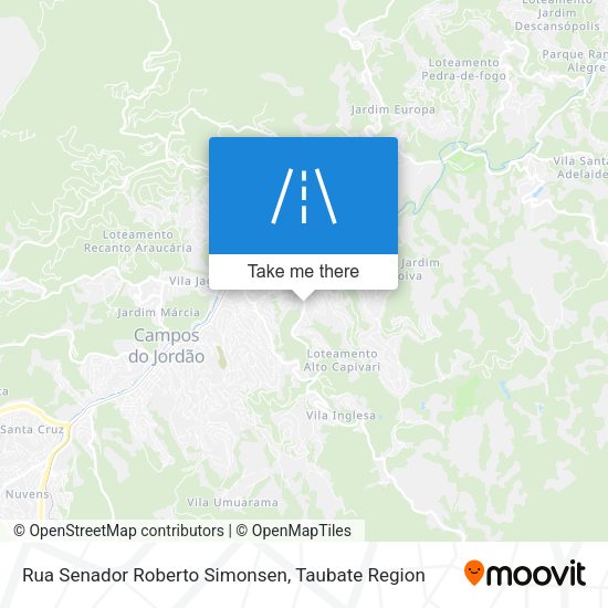 Rua Senador Roberto Simonsen map