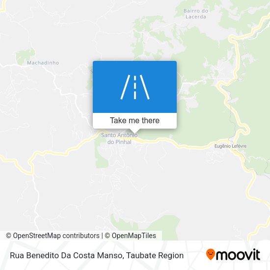 Rua Benedito Da Costa Manso map