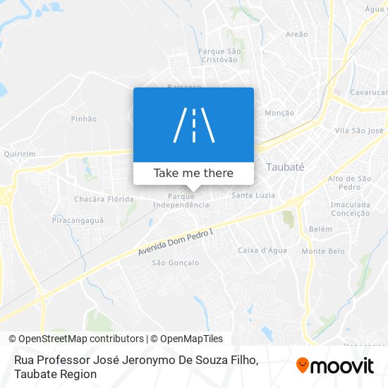 Rua Professor José Jeronymo De Souza Filho map