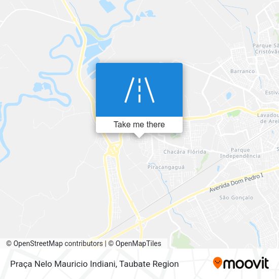 Praça Nelo Mauricio Indiani map