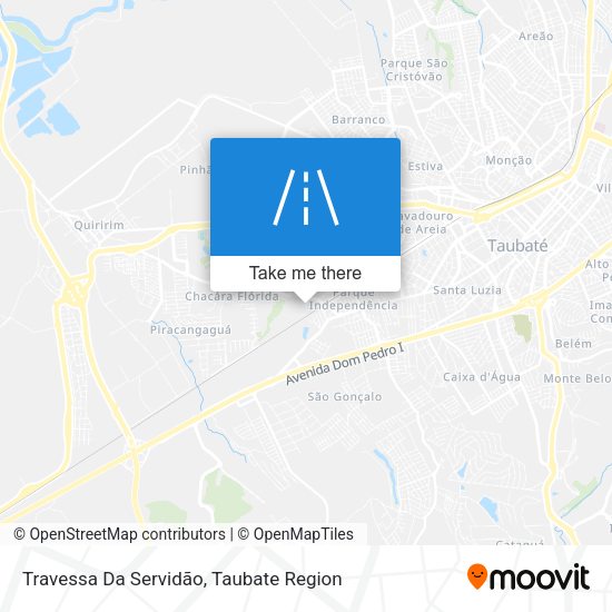 Travessa Da Servidão map