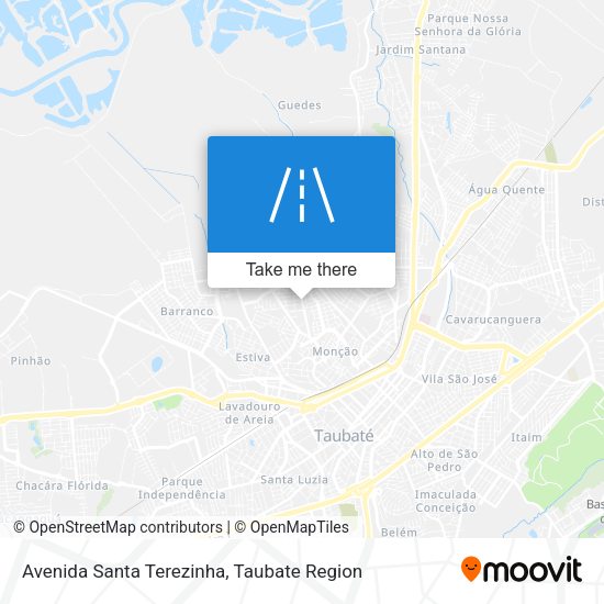Avenida Santa Terezinha map