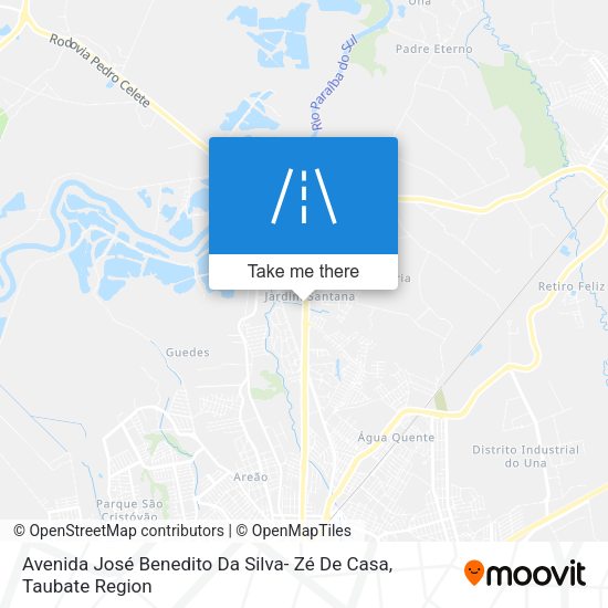 Avenida José Benedito Da Silva- Zé De Casa map