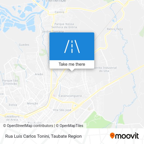 Rua Luís Carlos Tonini map