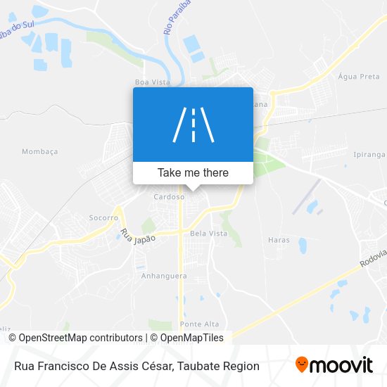 Rua Francisco De Assis César map