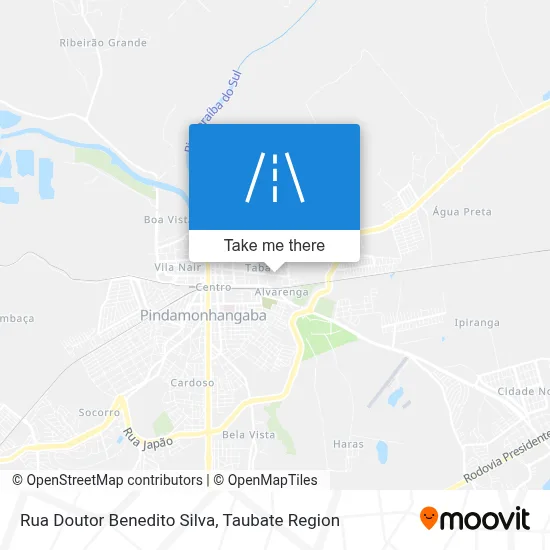 Rua Doutor Benedito Silva map