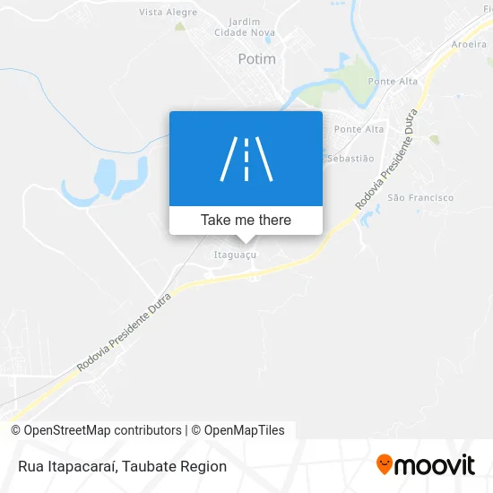 Rua Itapacaraí map