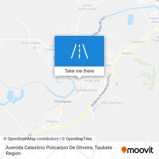 Avenida Celestino Policarpio De Oliveira map