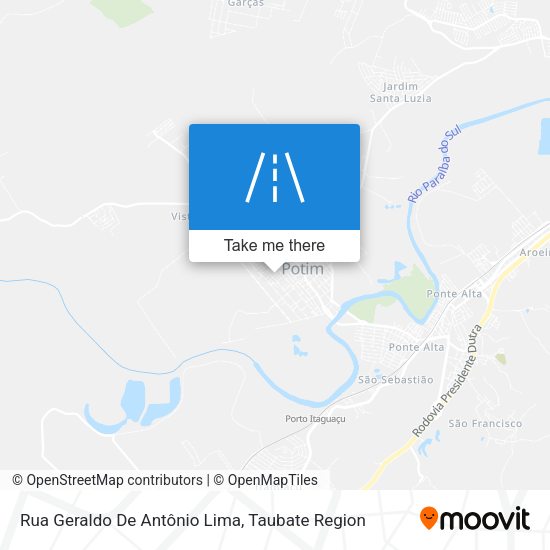 Rua Geraldo De Antônio Lima map