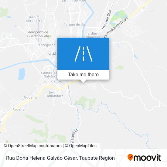 Rua Dona Helena Galvão César map