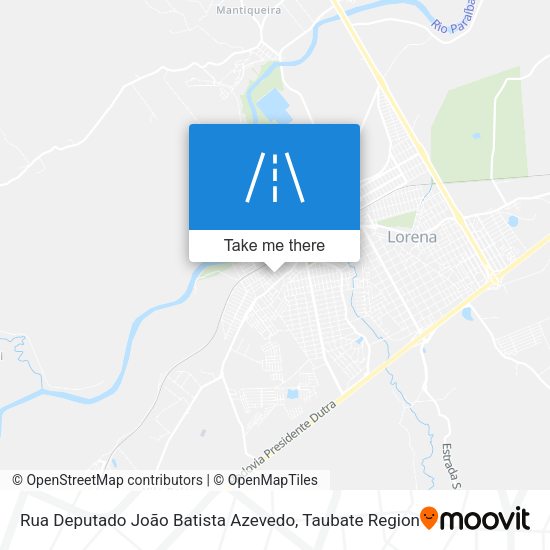 Rua Deputado João Batista Azevedo map