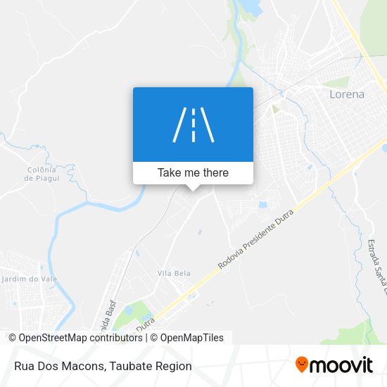 Rua Dos Macons map