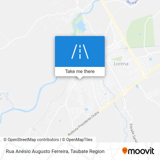 Rua Anésio Augusto Ferreira map