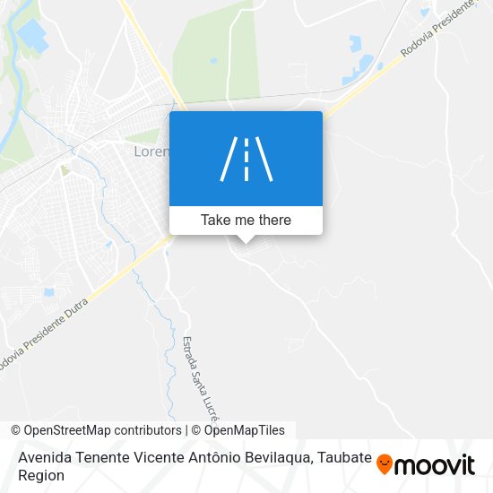 Avenida Tenente Vicente Antônio Bevilaqua map
