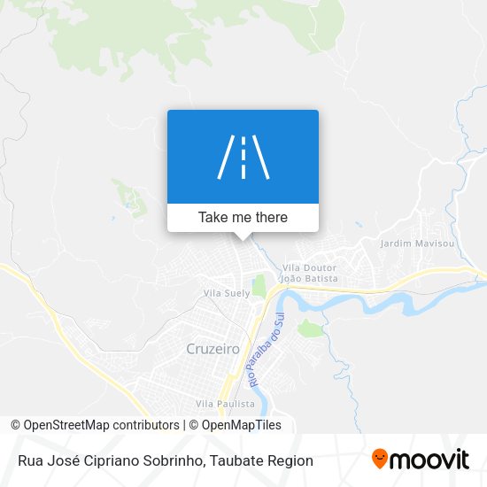 Rua José Cipriano Sobrinho map