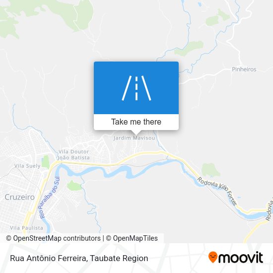 Rua Antônio Ferreira map
