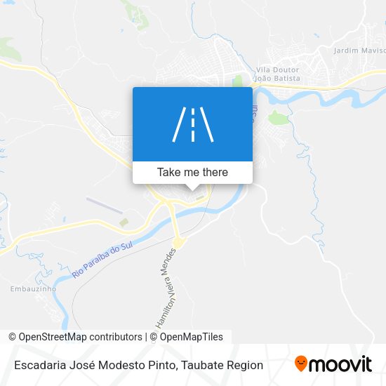 Escadaria José Modesto Pinto map