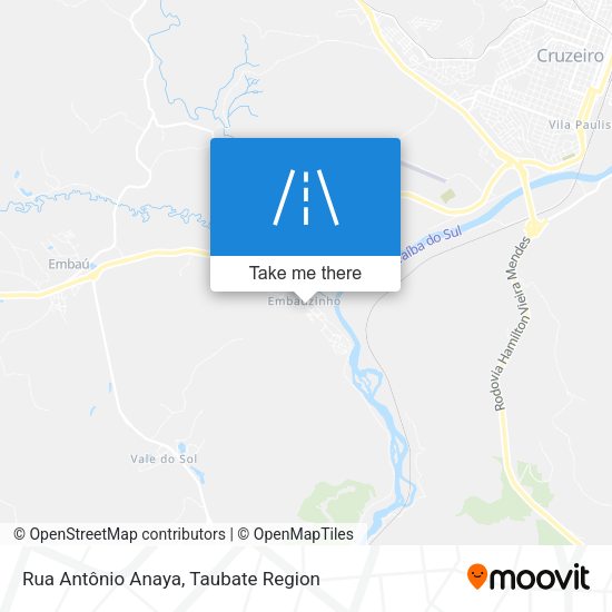 Rua Antônio Anaya map