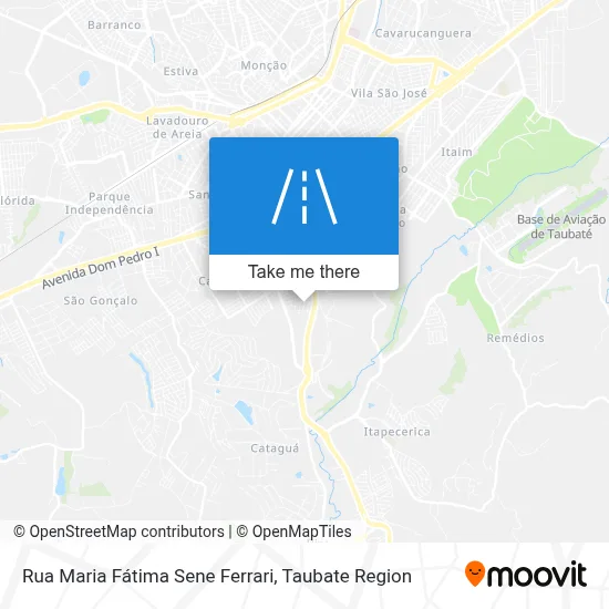 Rua Maria Fátima Sene Ferrari map