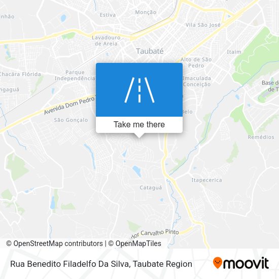 Rua Benedito Filadelfo Da Silva map