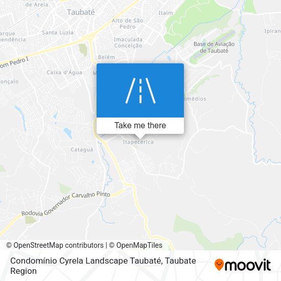 Condomínio Cyrela Landscape Taubaté map