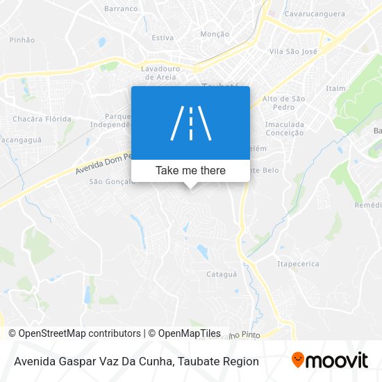 Avenida Gaspar Vaz Da Cunha map