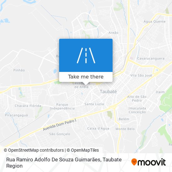 Mapa Rua Ramiro Adolfo De Souza Guimarães