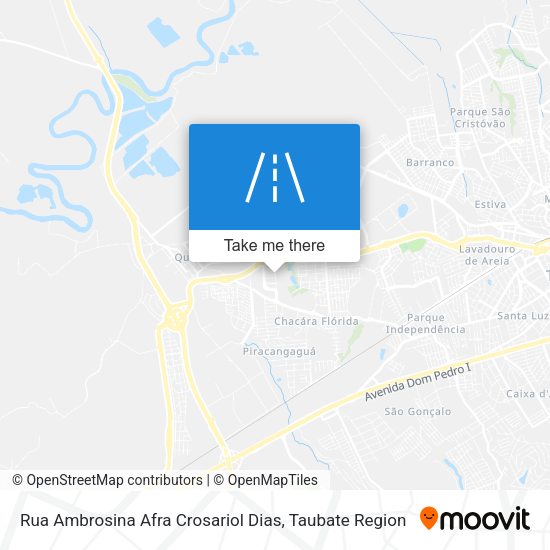 Rua Ambrosina Afra Crosariol Dias map