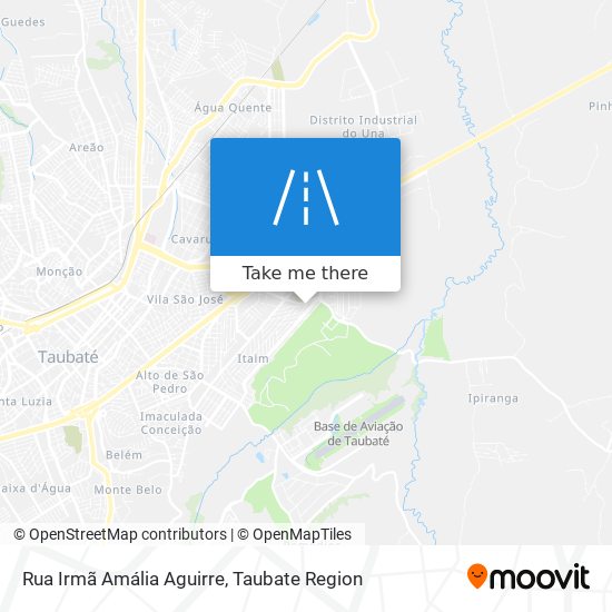 Mapa Rua Irmã Amália Aguirre