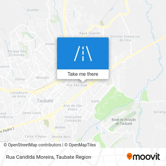 Rua Candida Moreira map
