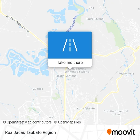 Rua Jacar map
