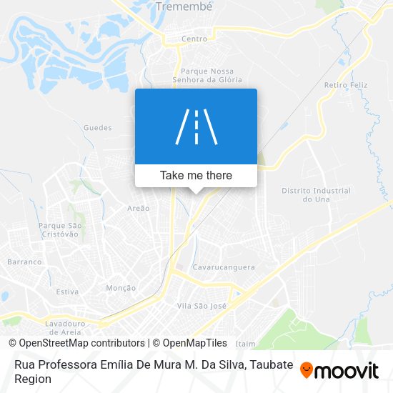 Rua Professora Emília De Mura M. Da Silva map