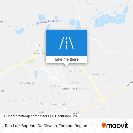 Rua Luiz Baptista De Oliveira map