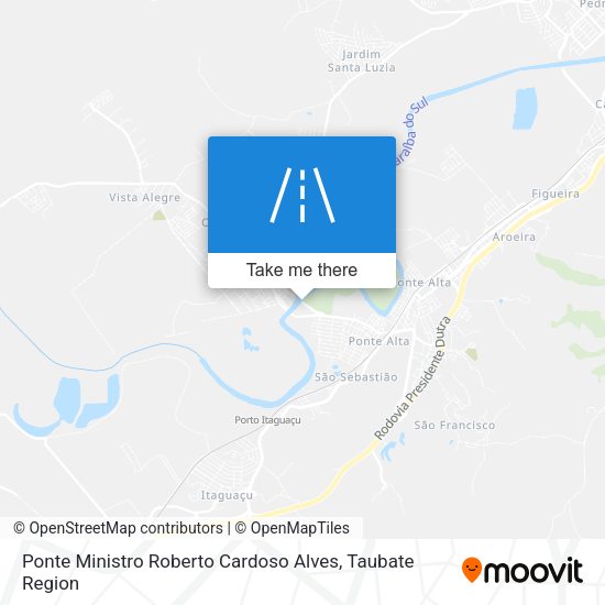 Ponte Ministro Roberto Cardoso Alves map