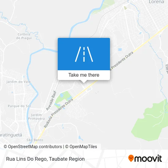 Rua Lins Do Rego map