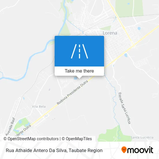 Rua Athaide Antero Da Silva map