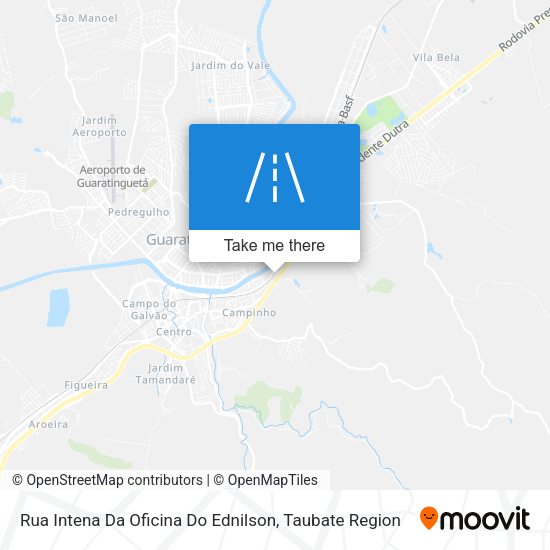 Rua Intena Da Oficina Do Ednilson map