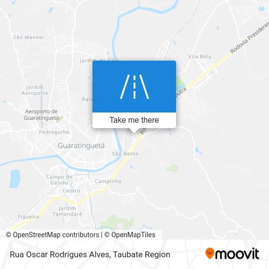 Rua Oscar Rodrigues Alves map