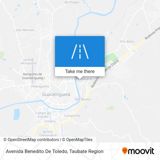 Avenida Benedito De Toledo map
