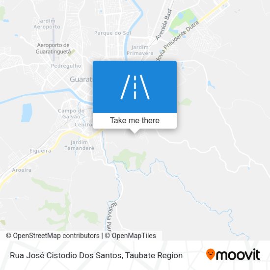Rua José Cistodio Dos Santos map