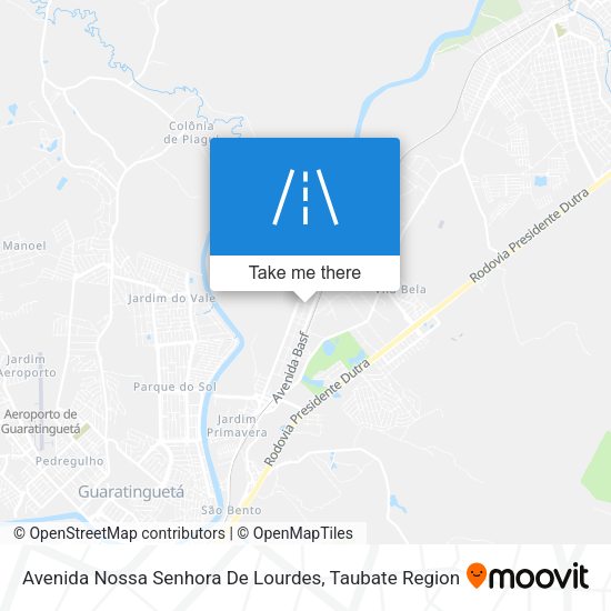 Avenida Nossa Senhora De Lourdes map