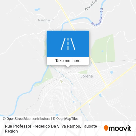 Rua Professor Frederico Da Silva Ramos map
