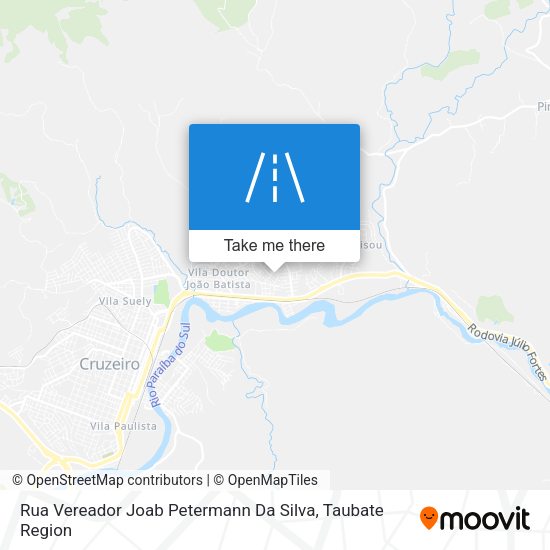 Rua Vereador Joab Petermann Da Silva map