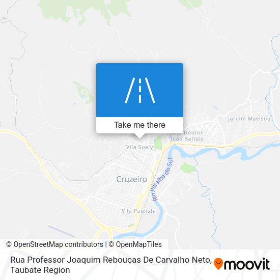 Rua Professor Joaquim Rebouças De Carvalho Neto map